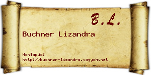 Buchner Lizandra névjegykártya